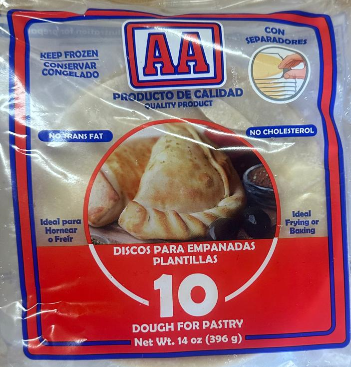DISCOS PARA EMPANADAS 5.5"